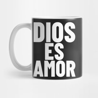 1 John 4-8 God Is Love Spanish Bible Verse Mug